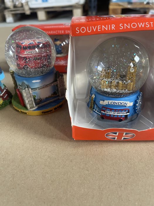 Снежни стъклени Коледни топки украшения декорация