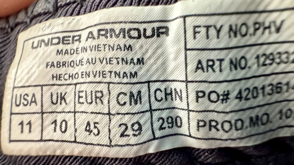 Сандалии UNDER ARMOUR оригинал 43-44 размер