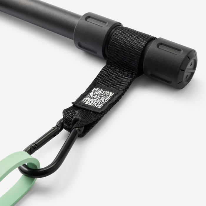 Bară musculatură portabilă cu 2 elastice - produs resigilat Decathlon