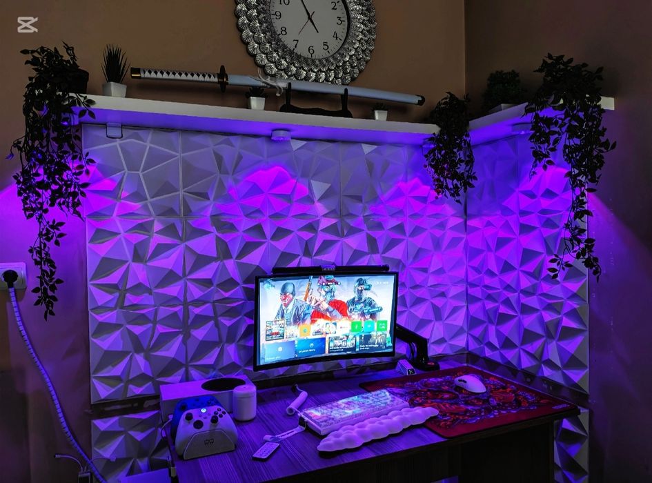 Комплект 4бр. LED RGB лампи с дистанционно – USB зареждане, Магнитни