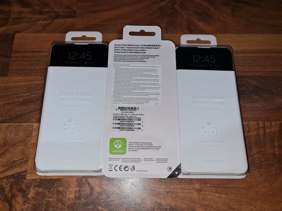 Husa flip smart activa originala Samsung S View Wallet Cover A32 4G