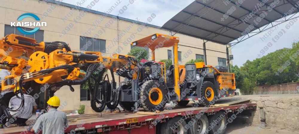 Буровая установка KJ422 для подземок, с двумя стрелами