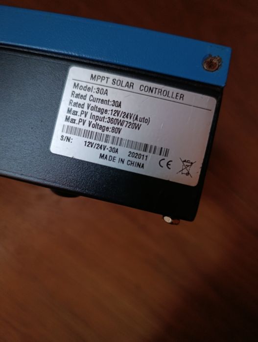 Vand MPPT Solar 12/24v 30 A