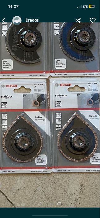 Panze Starlock Bosch multicutter