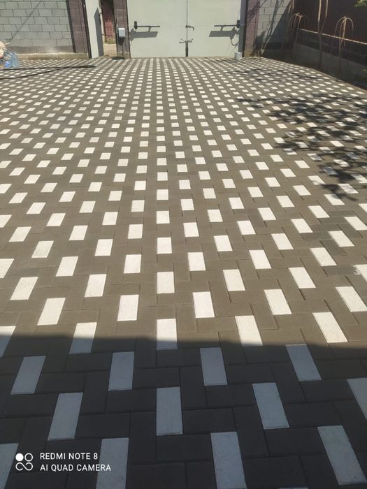 Укладка брусчатки