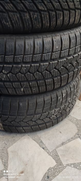 4 зимни гуми плюс 4 железни джанти за Мерцес а класа170CDI