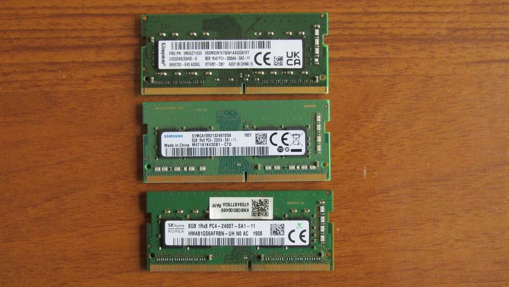 8 GB DDR4 памети за лаптоп