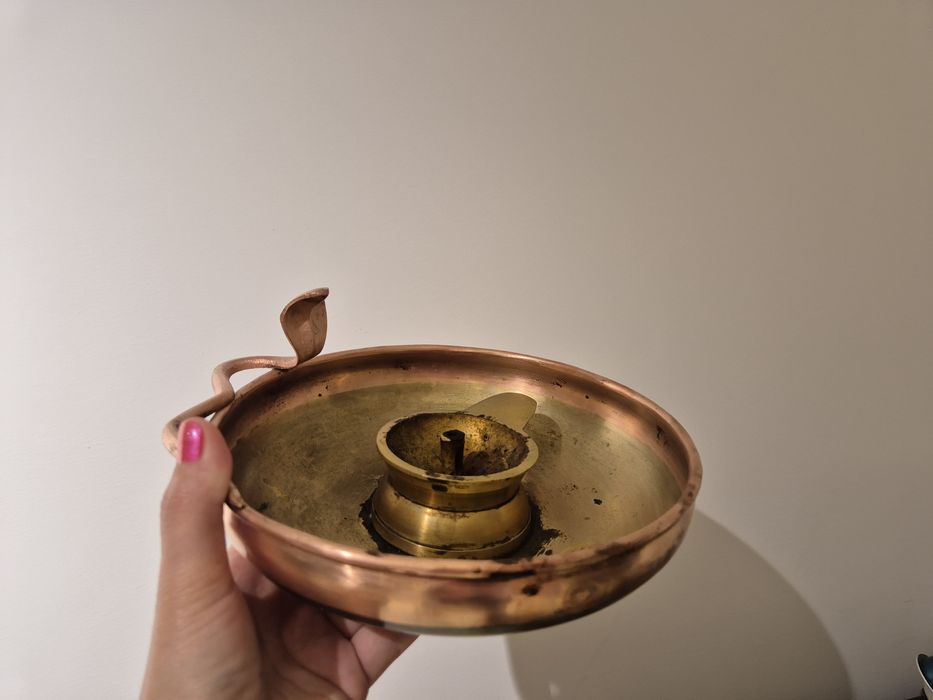 Lampa linga jyoti din cupru