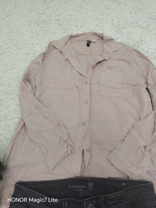 Lot haine dama blugi Stradivarius 38 si camasa