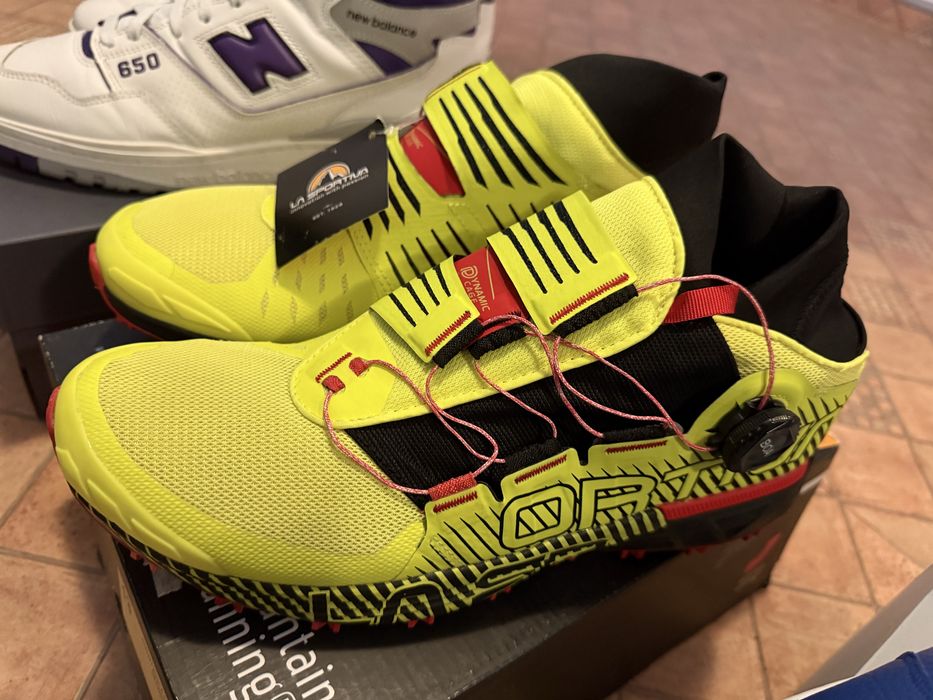 Nike air force, La Sportiva Cyclon, New Balance 650