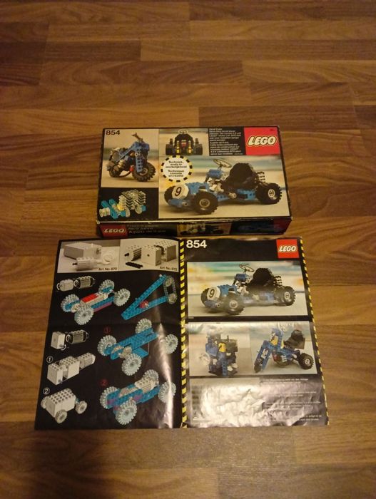 Lego кутии и инструкции 850,851.852,854