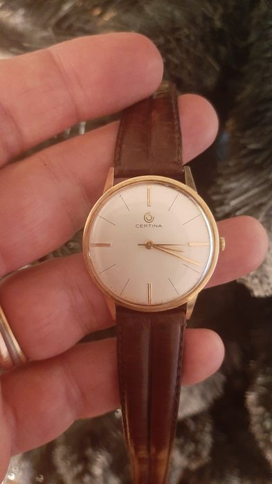 Ceas din aur 14Kt certina mecanic