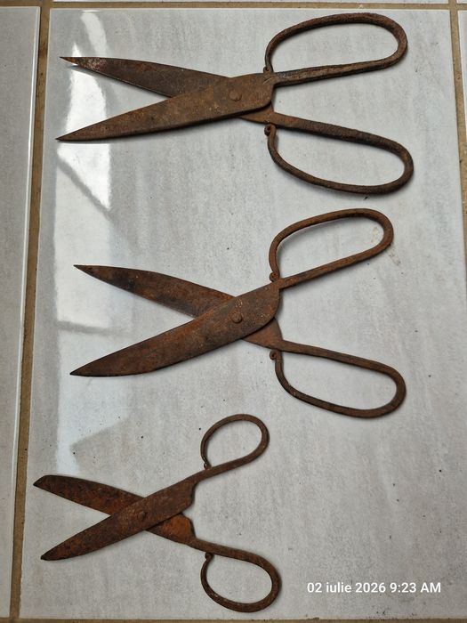 Foarfece vechi lucrate manual