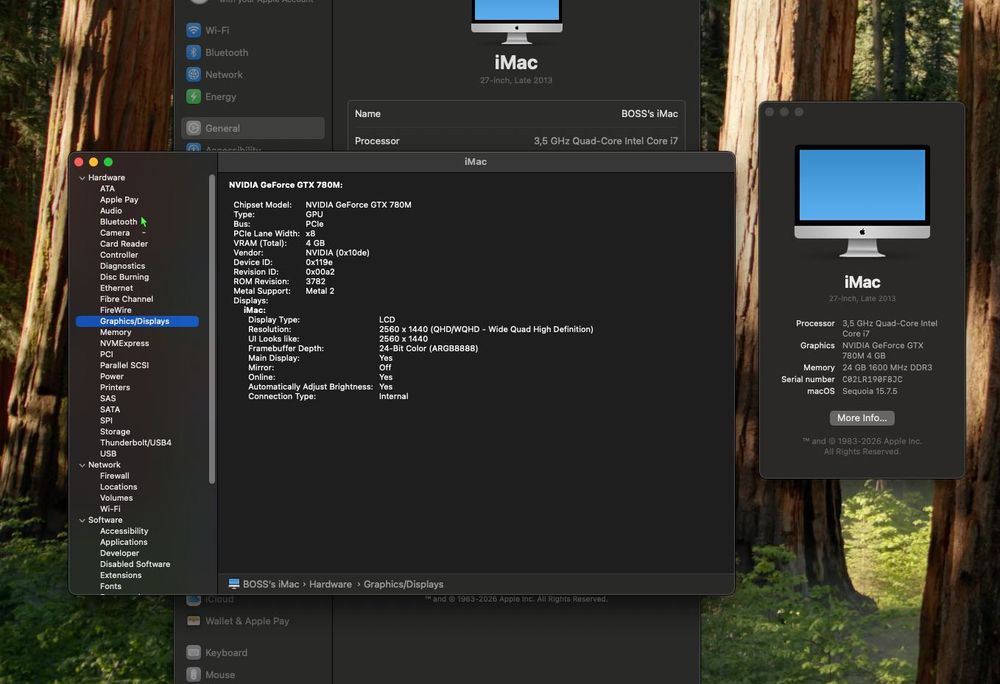 Dezmembrez/Vând iMac 27" 2K Late 2013 (A1419)  i7 3.5 GHz, GTX 780M, 24GB RAM