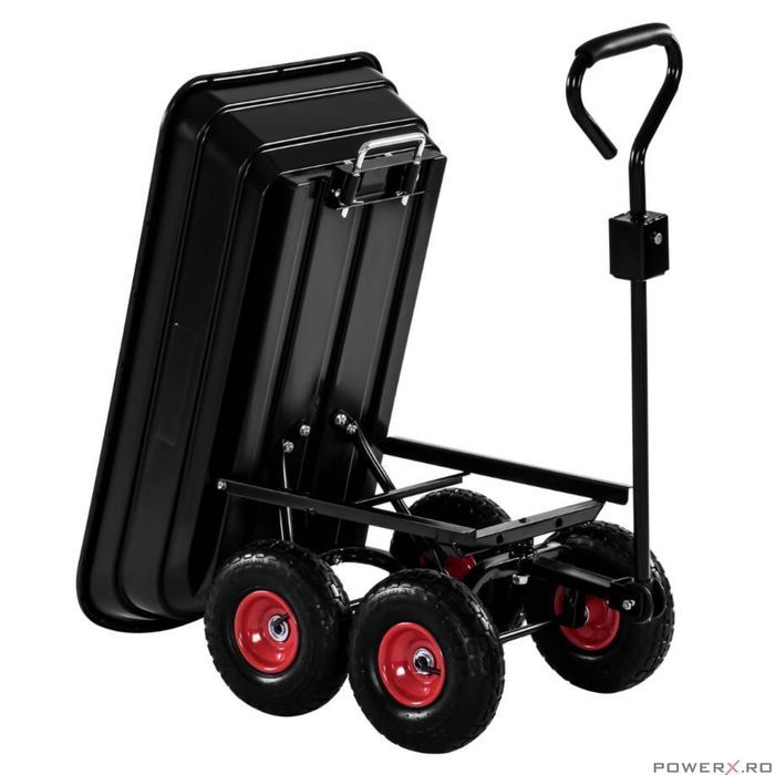 Carucior pentru transport, capacitate 75 litri, 300 Kg, Kraft