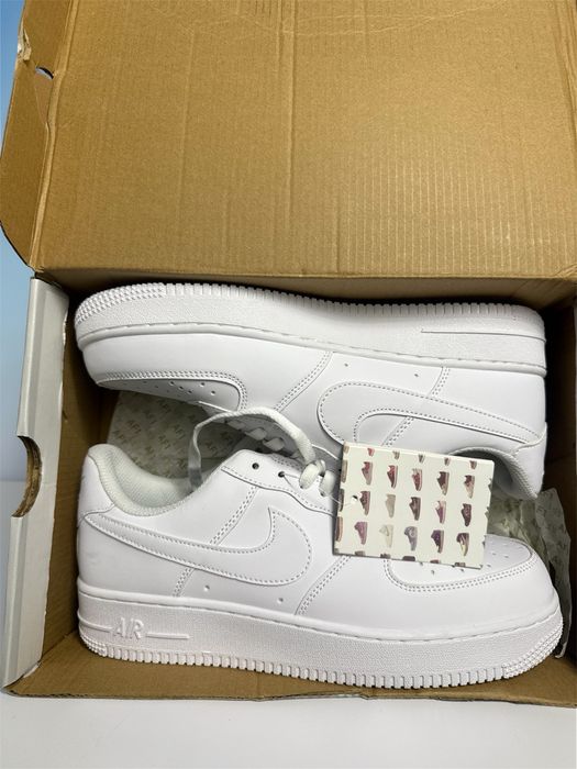 Papuci af1 culoare alba