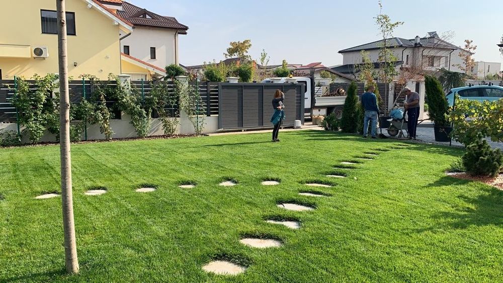 Curatenie dupa constructor,amenajare gradina