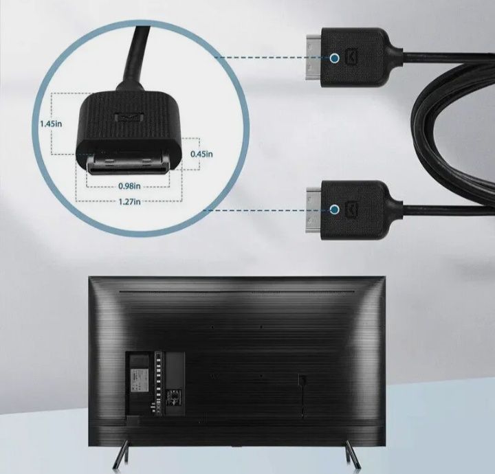 Samsung one conet UN65KS9800F kabel