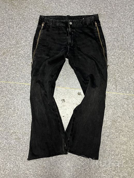 zara zip jeans клеш-флейрд