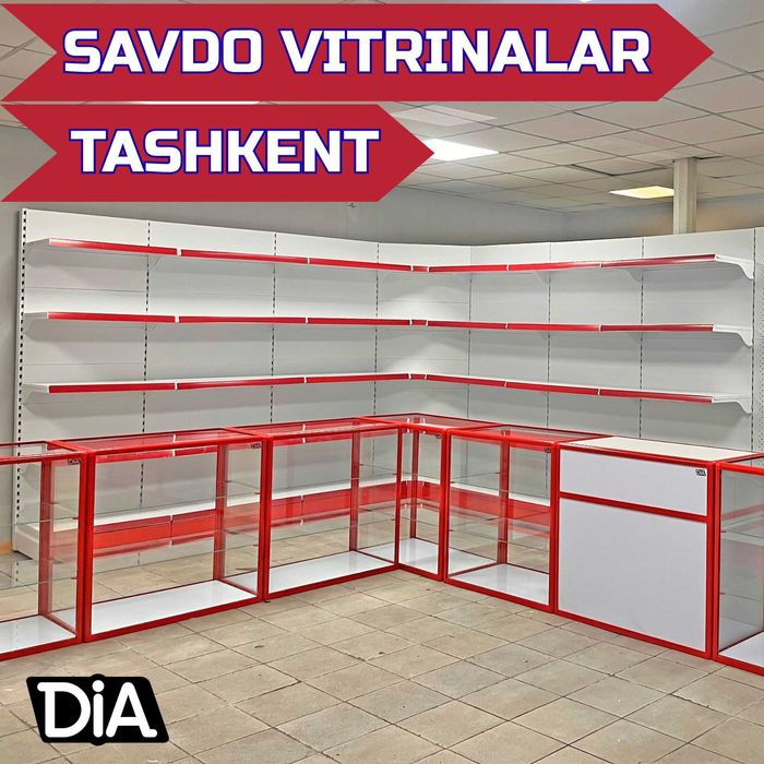 Oynaly vitrina, Акция, прилавки, savdo vitrinalar stellajlar
