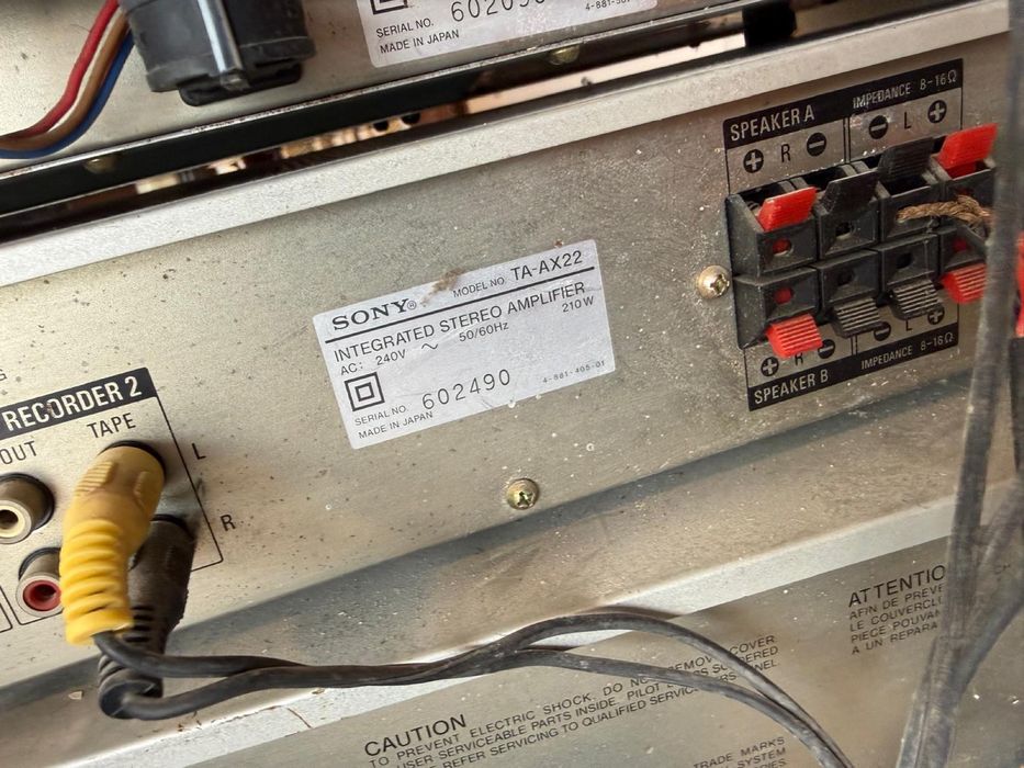 Statie amplificator Sony ta-ax22 st-jx22l tc-fx33