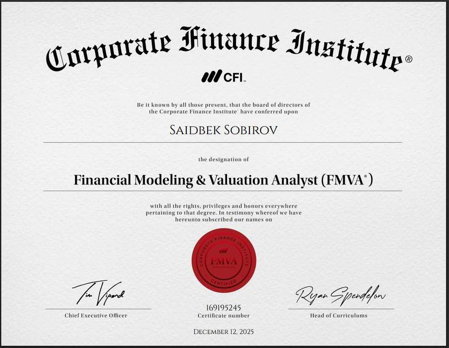 Практический 3-месячный курс по финансовому моделированию