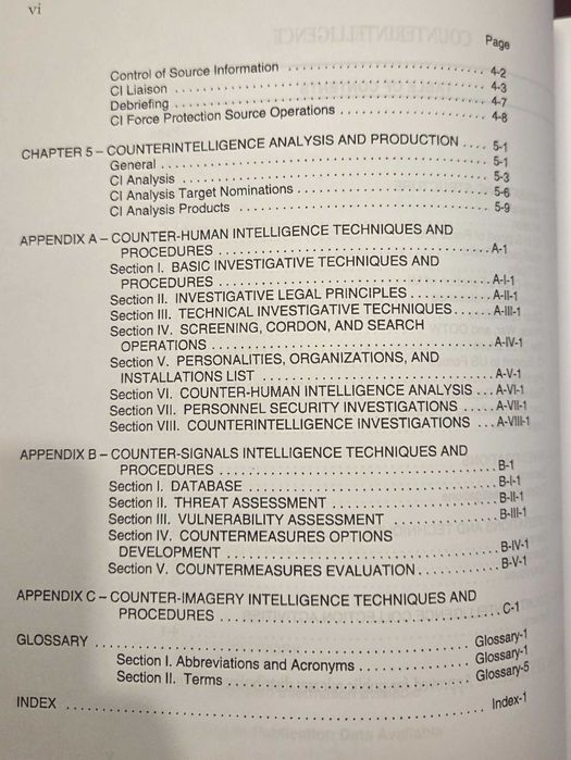 Наръчник за контраразузнаване на щатската армия / The Official U.S. Army Counterintelligence Handbook
