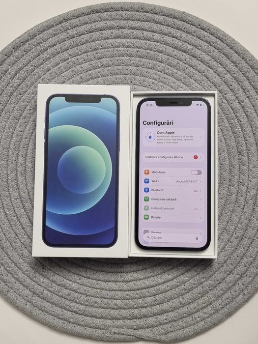 iPhone 12 Blue, 64 GB, liber de retea, in stare foarte buna