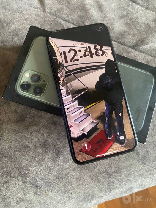 Iphone 11 Pro Max Green Full Karobka Bor