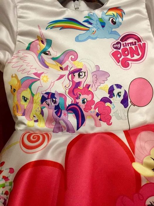 My little pony дизайнерска рокля 5 год ръст до 110см