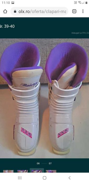 Clapari sky Raichle, Nr. 41-42, schi