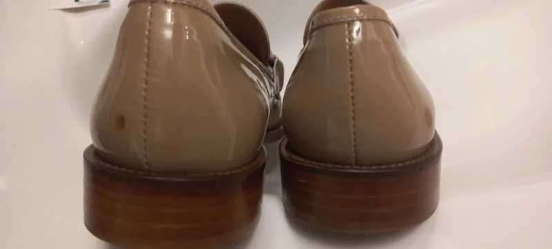 Mocasini-Loaferi din piele lacuita Mannori,37,5