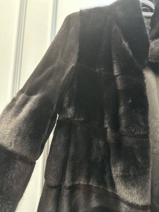 Шуба черный бриллиант трансформер