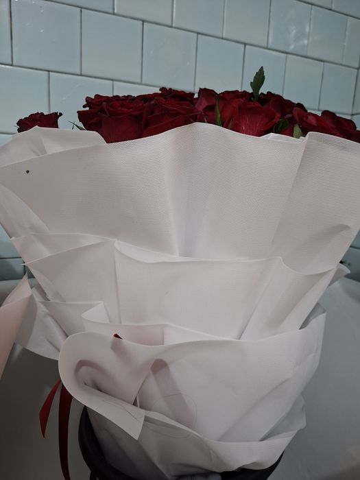 Роза 51 шт свежие