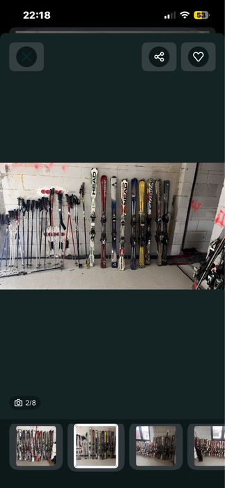 Vand skiuri si clapari la preturi avantajoase