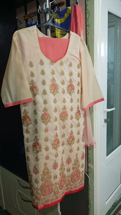 Платье тройка Индийское 50- 52 размер.  Новое. Ручная работа.