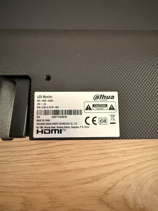 Monitor Dahua 21.5” FullHD 75Hz