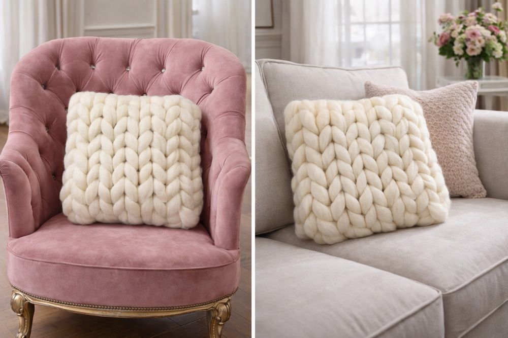 Декоративна Възглавница от Мерино вълна