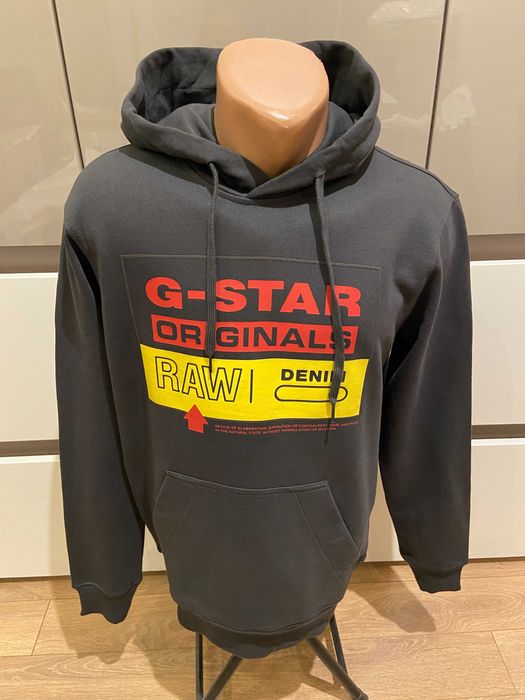 G-STAR ORIGINALS, оригинален суичърт, сив, размери: S, XL и XXL