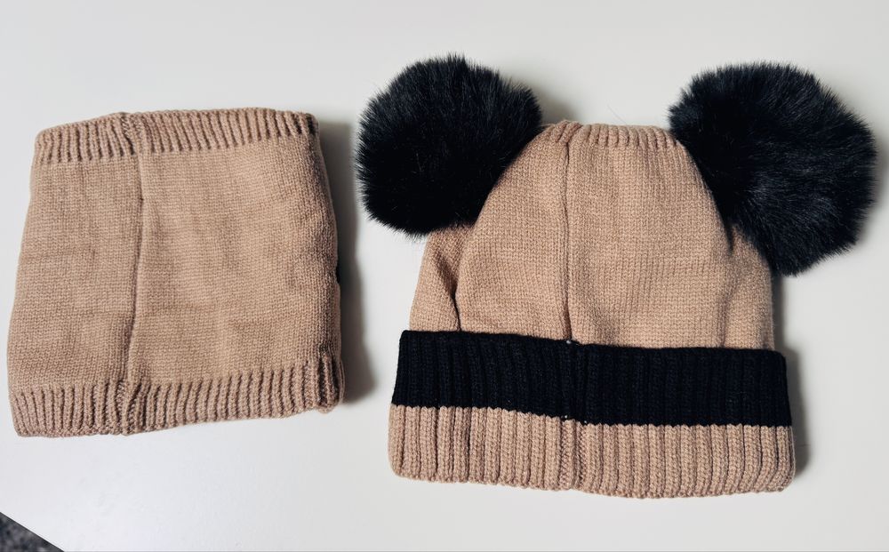 Set caciula si fular pt copii