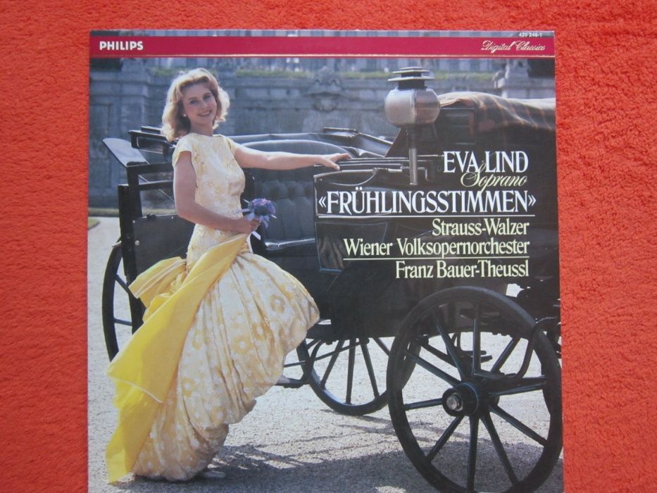 Vinil Eva Lind-soprana -Vals -Strauss,Arditi-dir. Franz Bauer