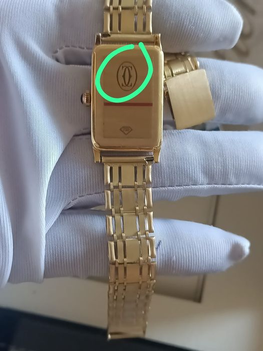 Оригинал,Часы Картьер 750 проба