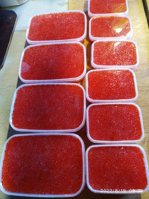 Икра красная,натуральная,Камчатка.