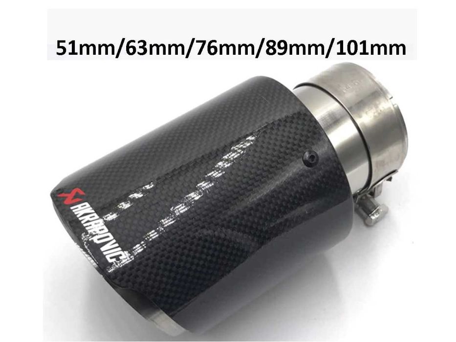Ornamente Tobe Evacuare Akrapovic Auto Sport Universal Tips Carbon