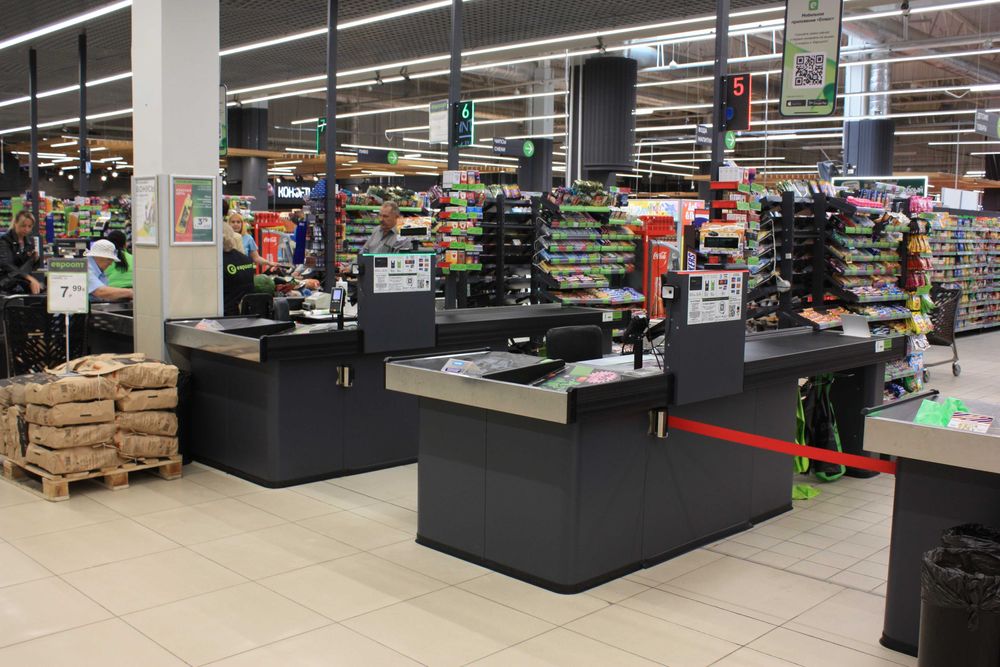 Кассовые столы для магазинов, кассовый бокс