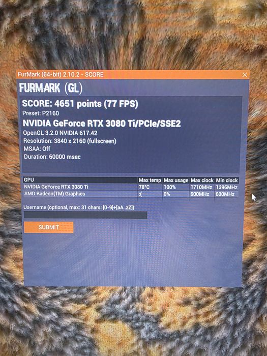 Gygabite Nvidia RTX 3080TI Vision