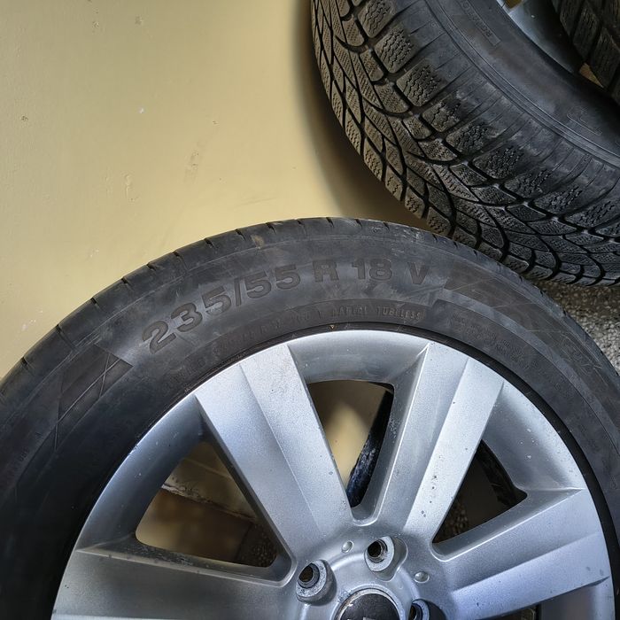 4 бр . 18 цола 5х 115 от шевролет каптива с гуми