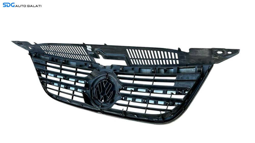 Grila Centrala cu Emblema Sigla de pe Bara Spoiler Fata Volkswagen Tiguan NFL Non Facelift 2007 - 2011 Cod 5N0853653 1K5853600 5N0853651 [L5326]