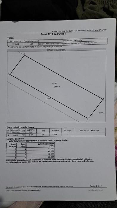 CEL MAI BUN PREȚ : Teren Otopeni - Traian Vuia - 23 august - 74990 €