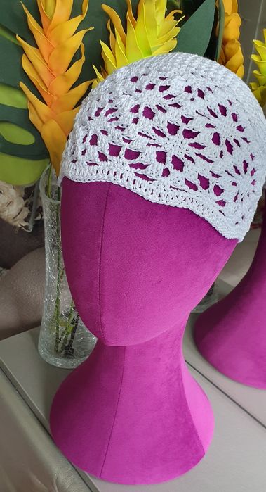 Ажурные летние шапочки